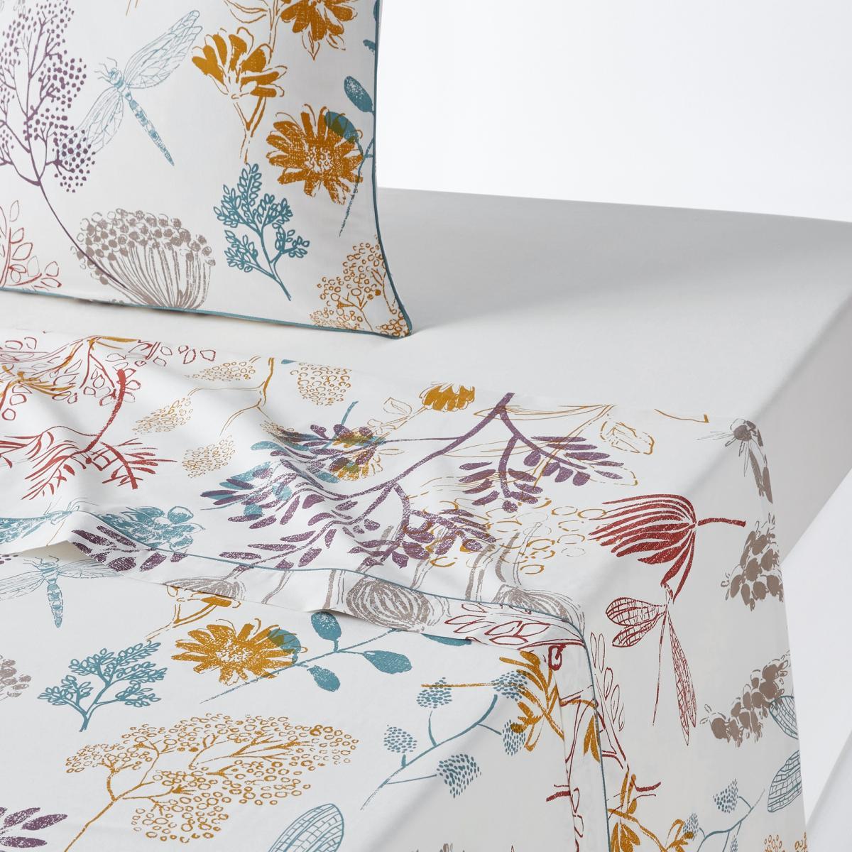BOTANIQUE Cotton Percale Flat Sheet – image 1