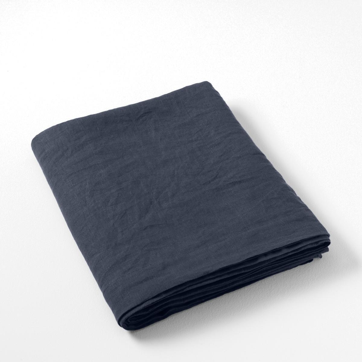 HELM Flat Sheet In Faded Hemp Fabric – image 1