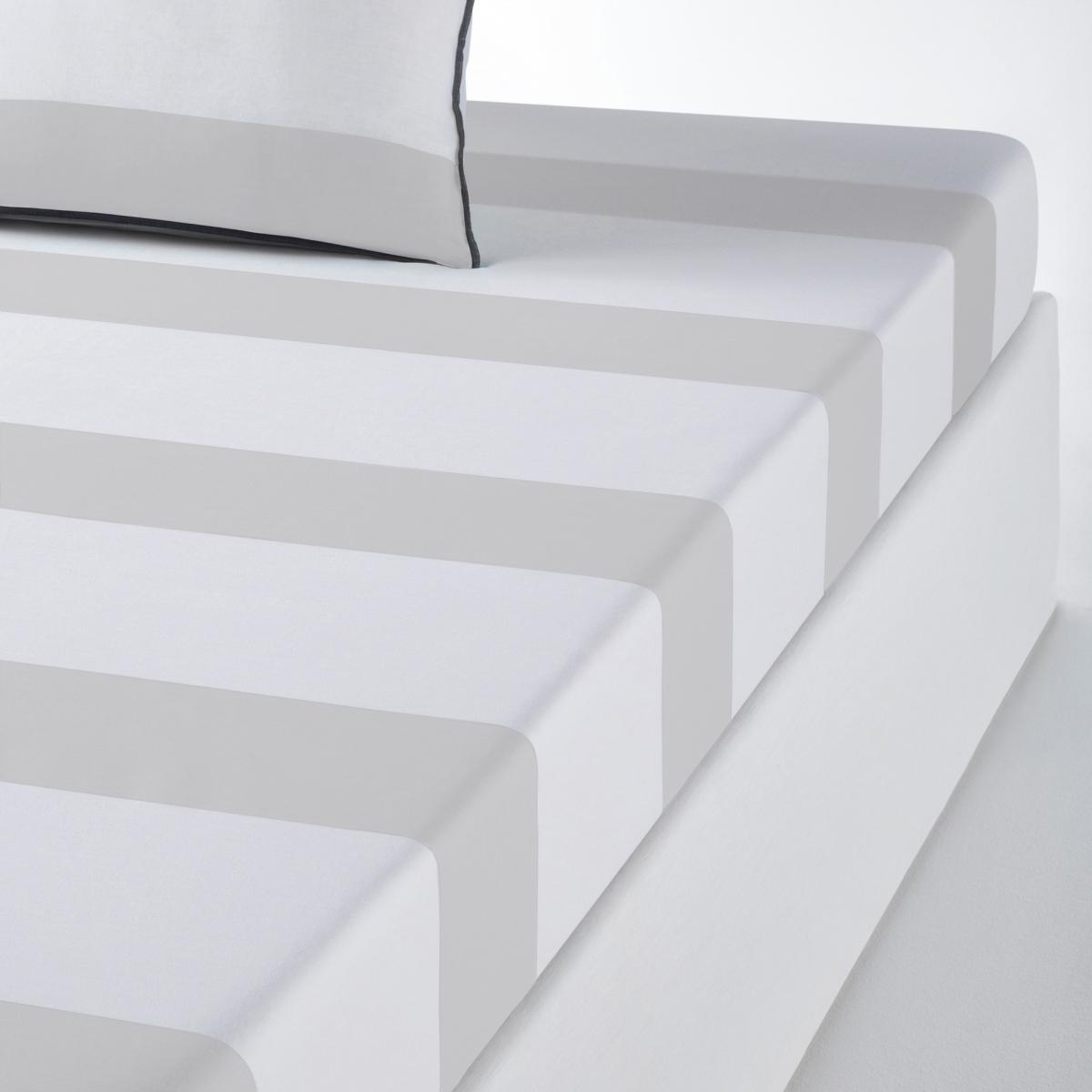 Yacht Striped Cotton Fitted Sheet – image 1
