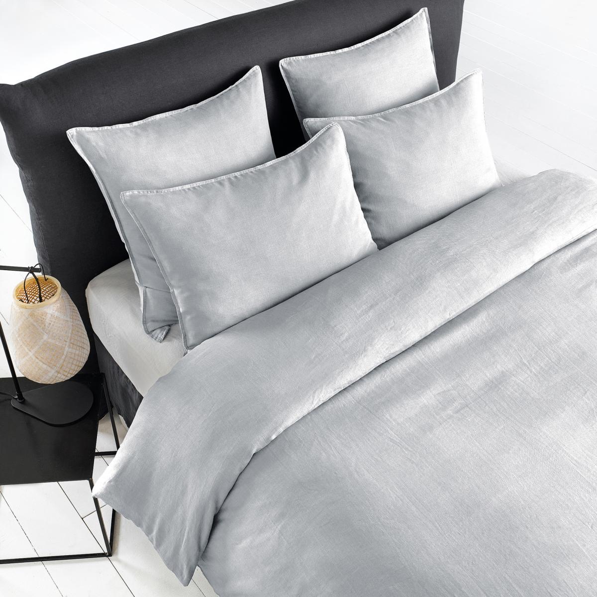 Elina Washed Linen Fitted Sheet – image 2