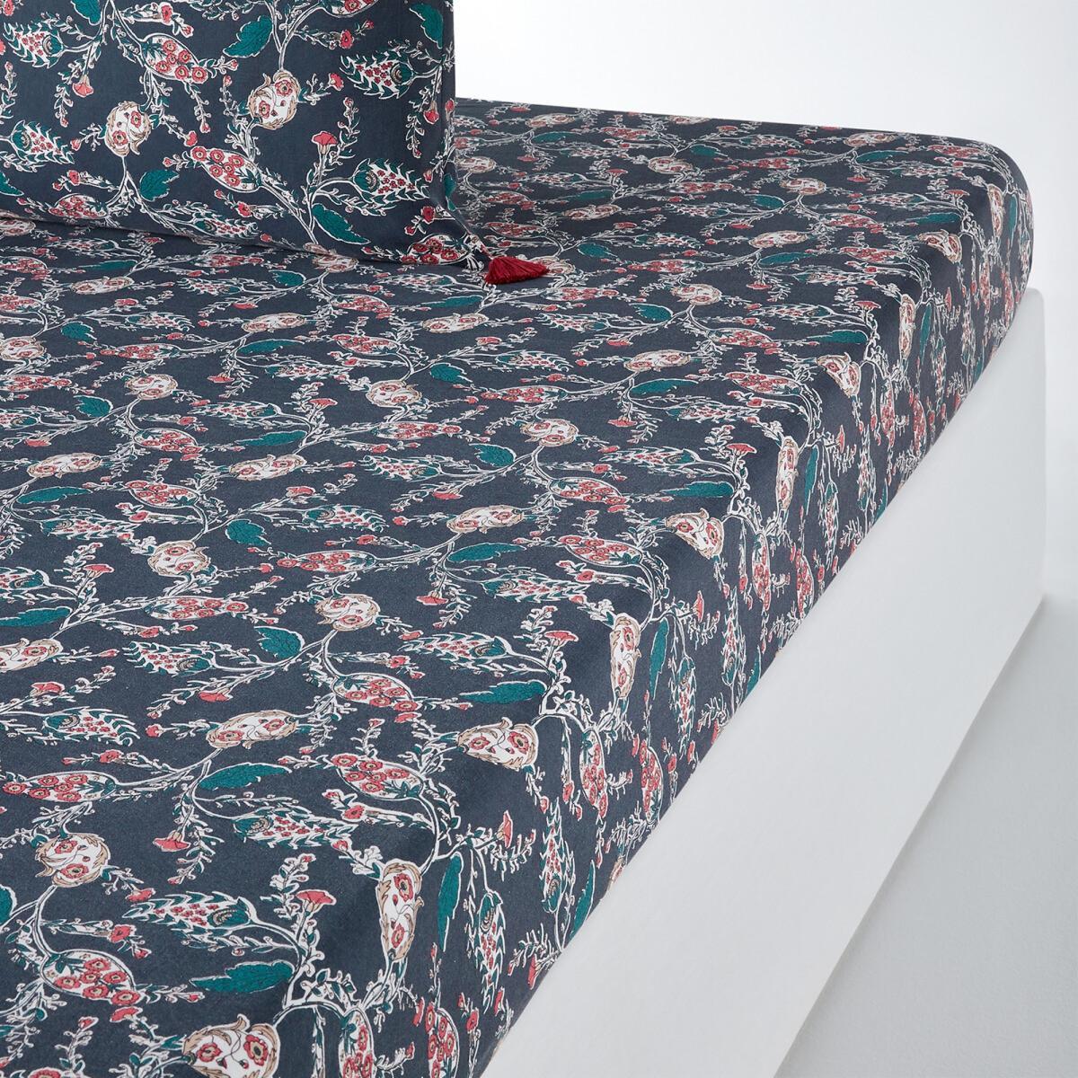 Teodora Washed Cotton Fitted Sheet – image 1