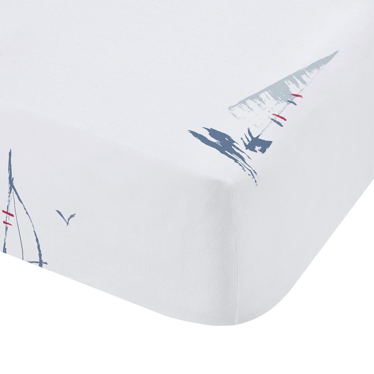 Sailing Boats Cotton Fitted Sheet – image 4
