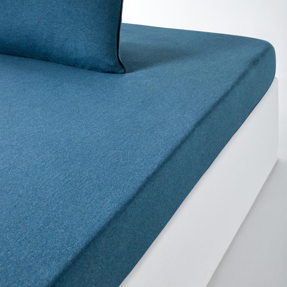 New Jersey Organic Cotton Jersey Fitted Sheet – image 1