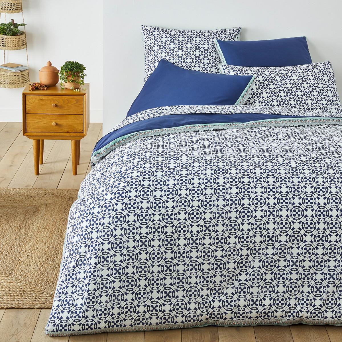 Yucatan Flat Sheet in Tie Print Cotton – image 2