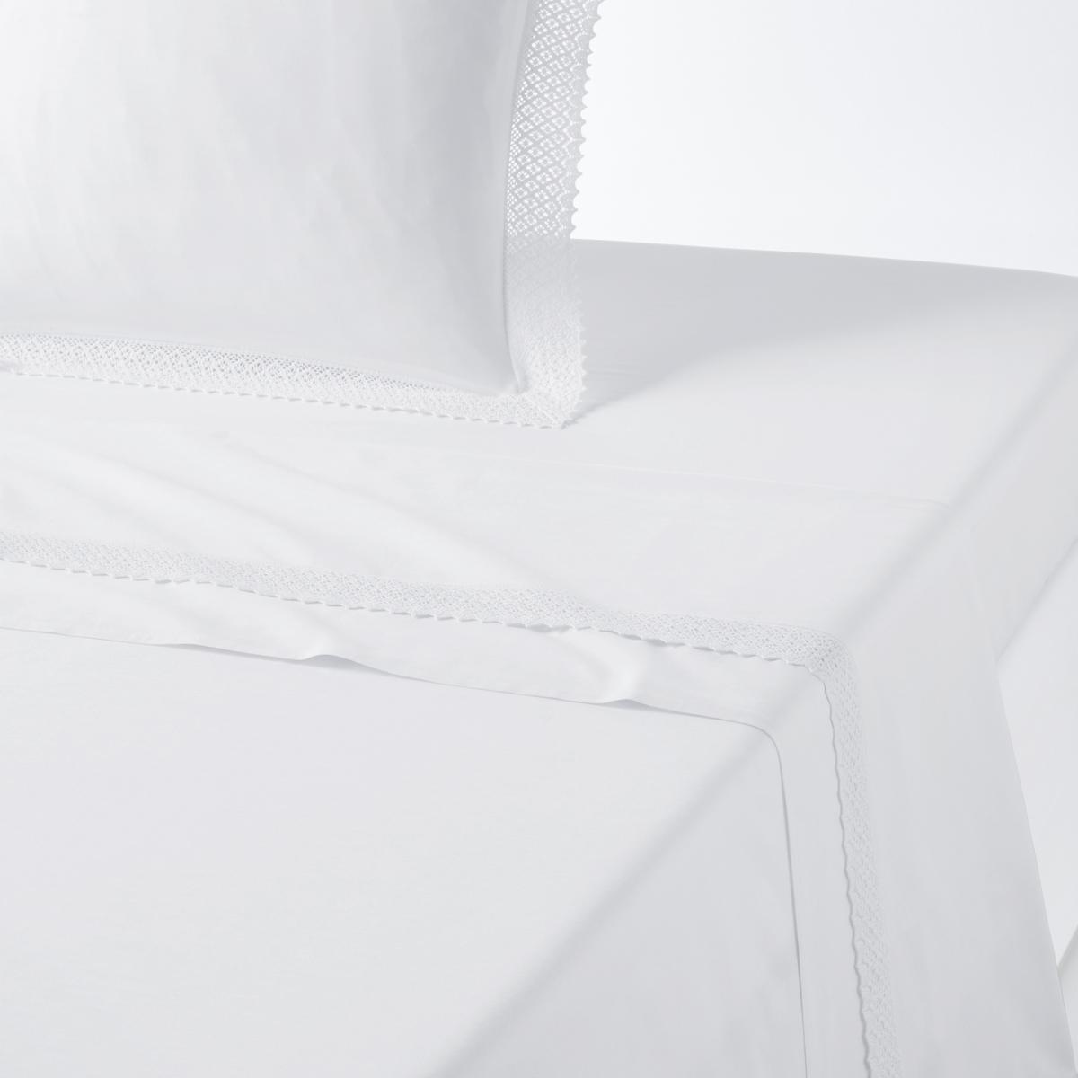 Dentelle Lace Cotton Flat Sheet
