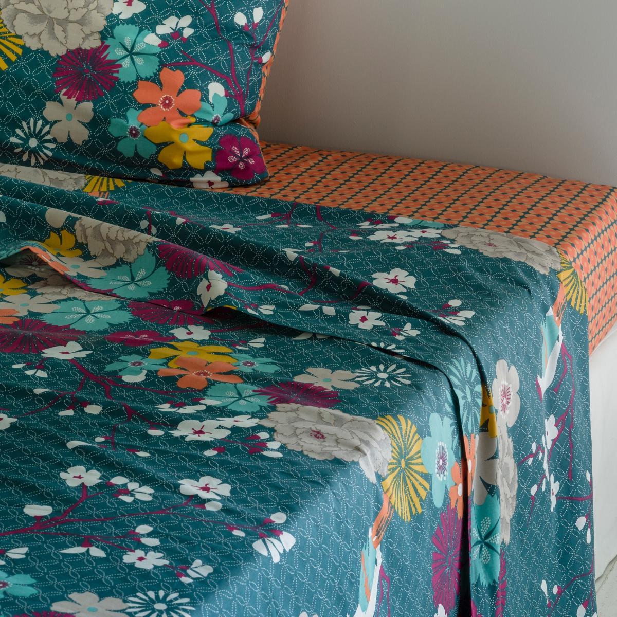 Miss China Oriental Cotton Flat Sheet – image 1