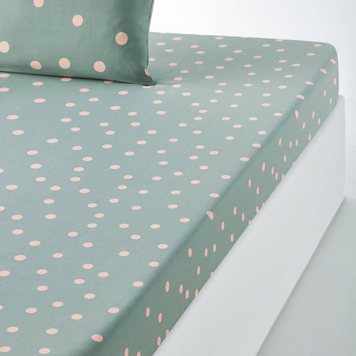 Orianne Spot Print Fitted Sheet – image 1