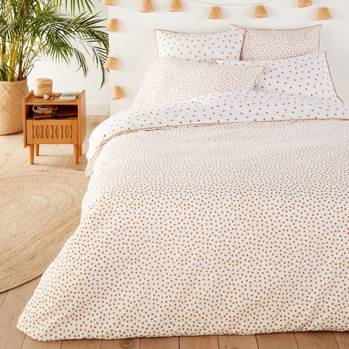 Lison Gold Washed Cotton Fitted Sheet – image 3