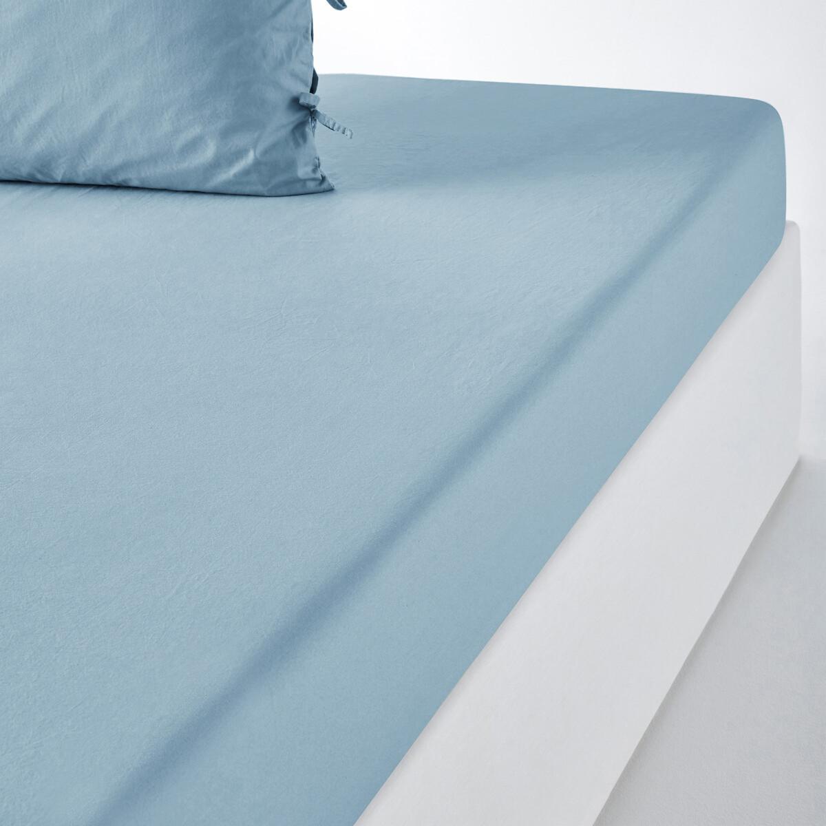Toscane Washed Percale Fitted Sheet – image 1