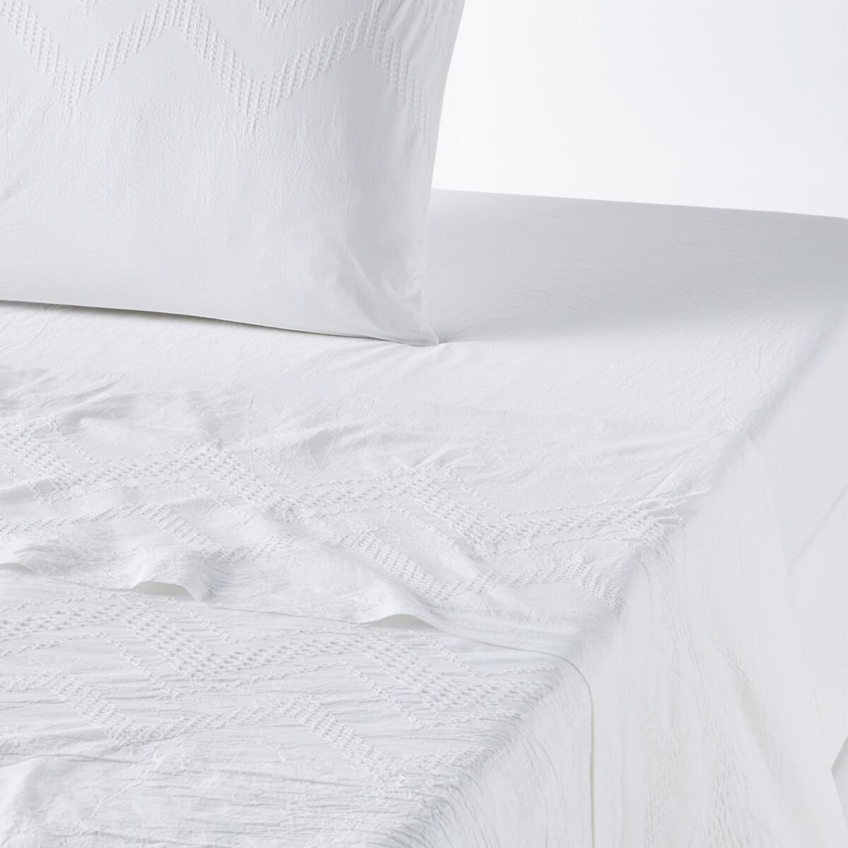 Kaessy Organic Washed Cotton Percale Flat Sheet – image 1