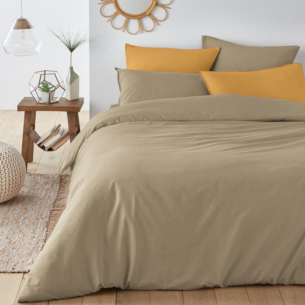 SCENARIO Plain Washed Cotton Fitted Sheet – image 2