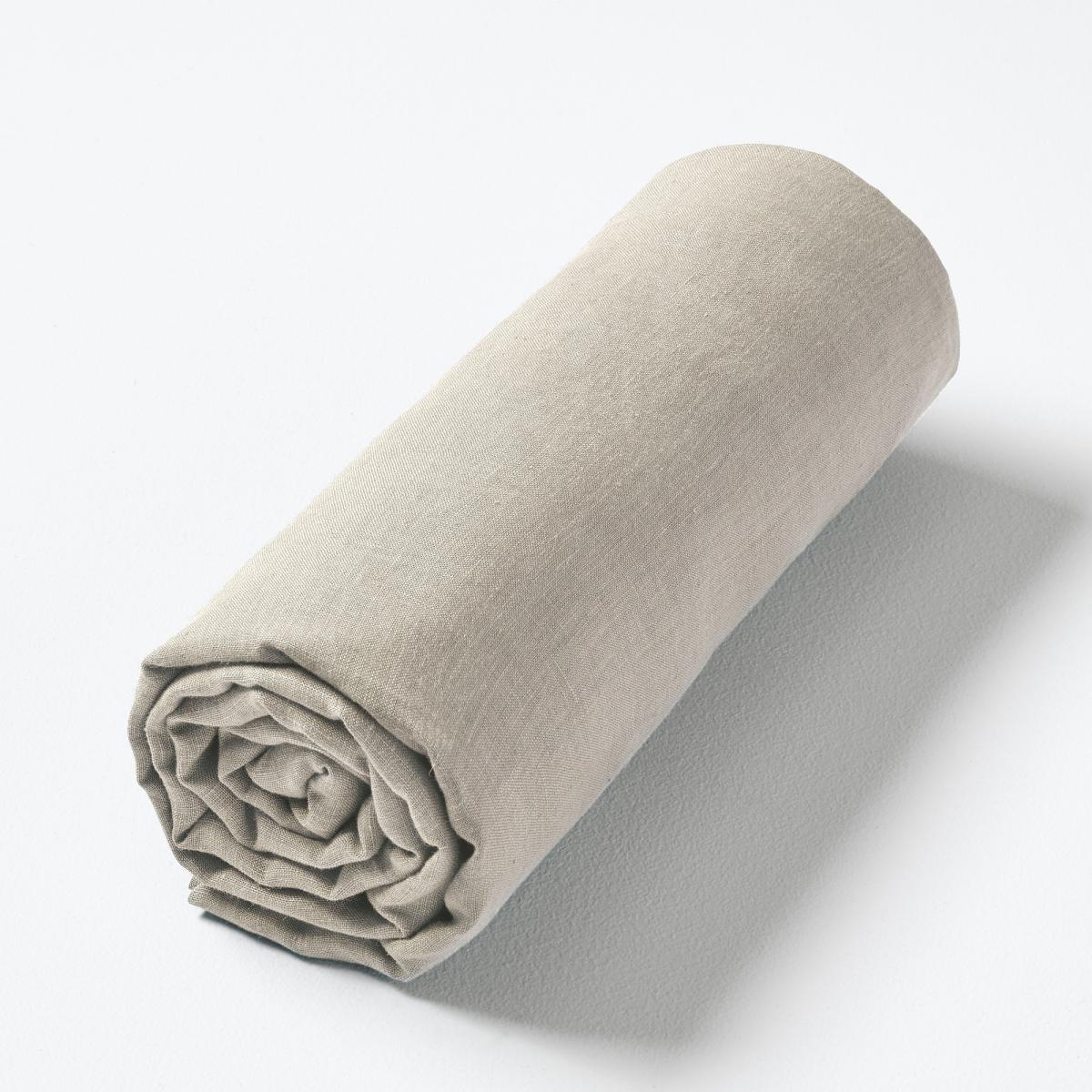 Helm Washed Hemp Fitted Sheet – image 1