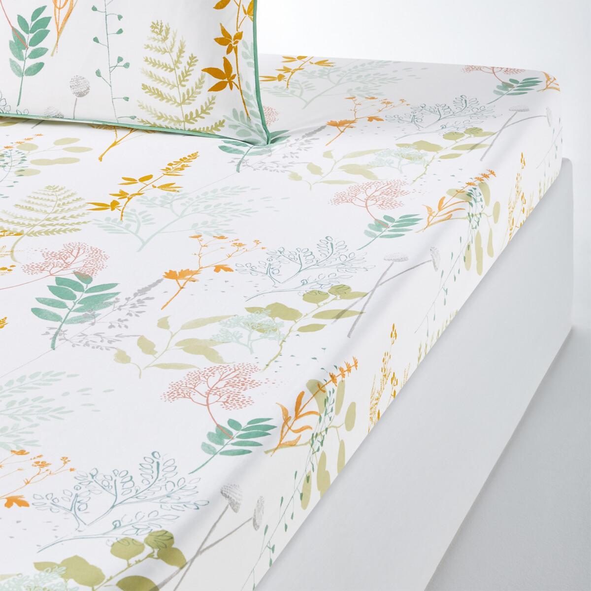 Herbarium Cotton Percale Fitted Sheet – image 1