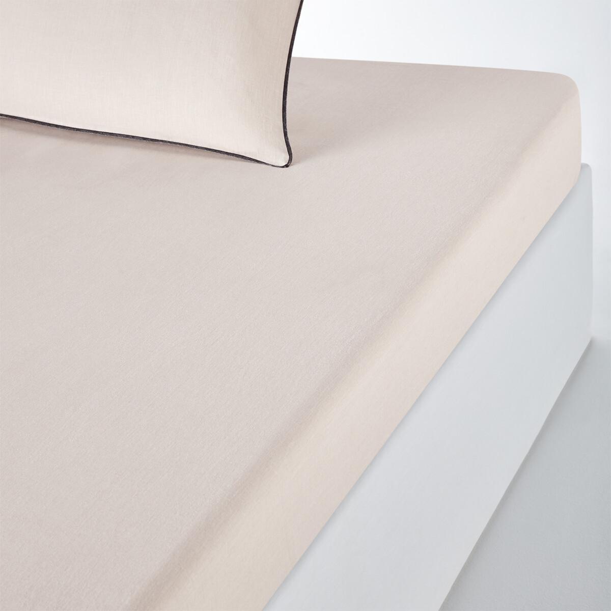 Lior Linen / Cotton Fitted Sheet – image 1