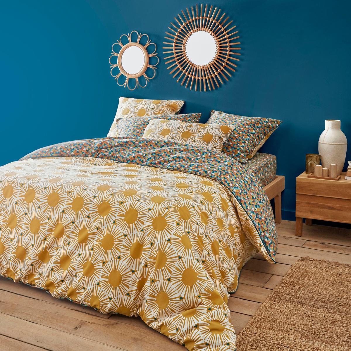 Jahia Geometric Cotton Fitted Sheet – image 2