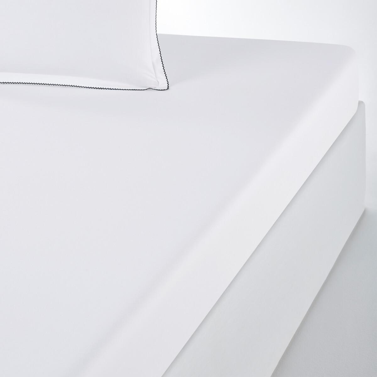 Dojo Cotton Percale Fitted Sheet – image 1
