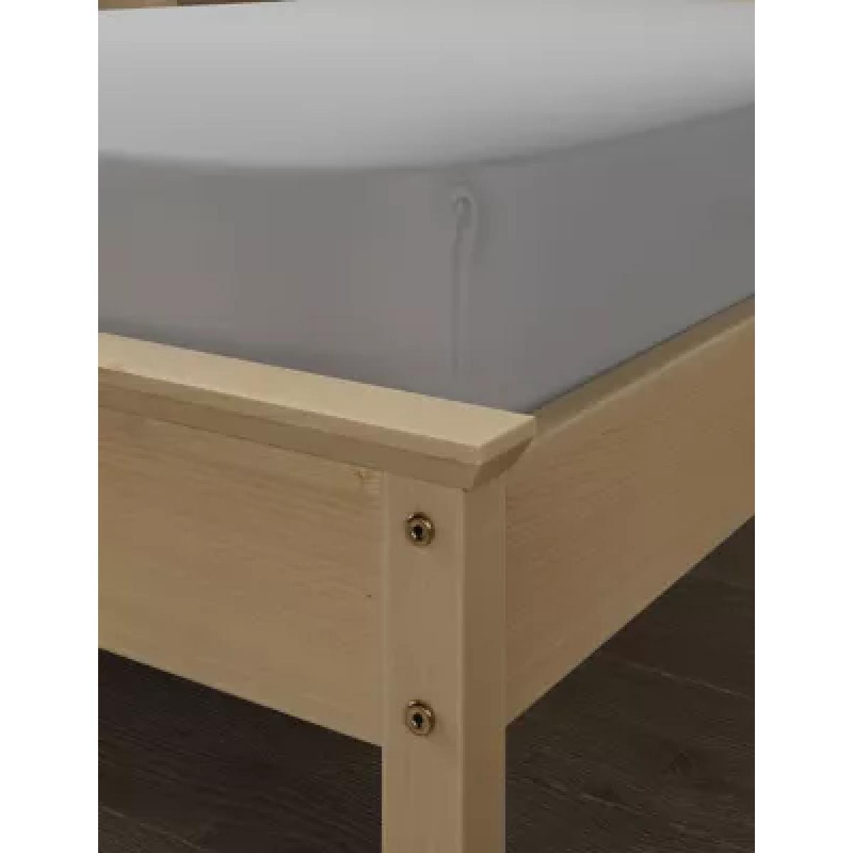 M&S Autograph Supima® Cotton 750 Thread Count Fitted Sheet - SGL - Light Grey, Light Grey – image 1