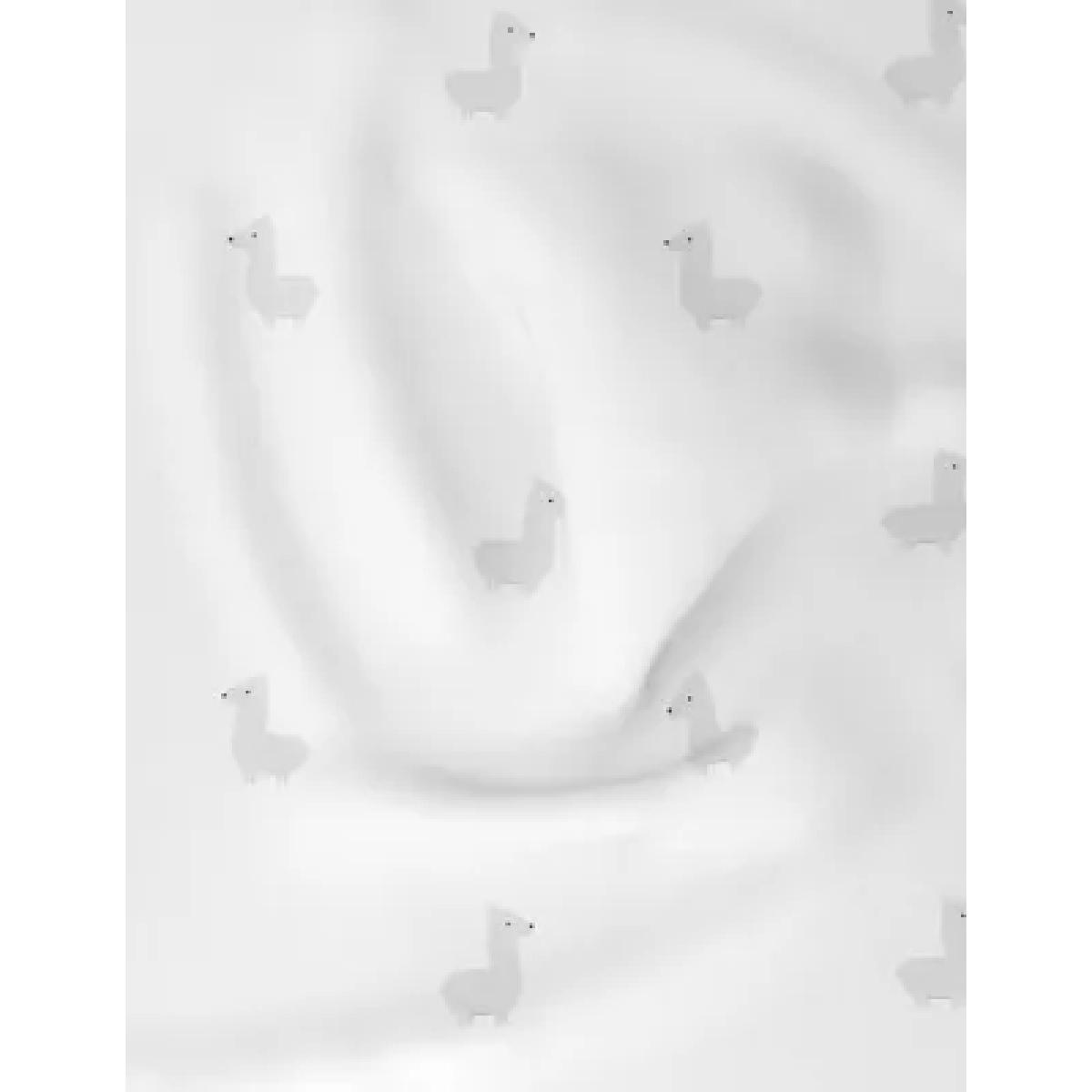M&S 2 Pack Jersey Printed Cot Bed Fitted Sheets - COTBD - White, White – image 1