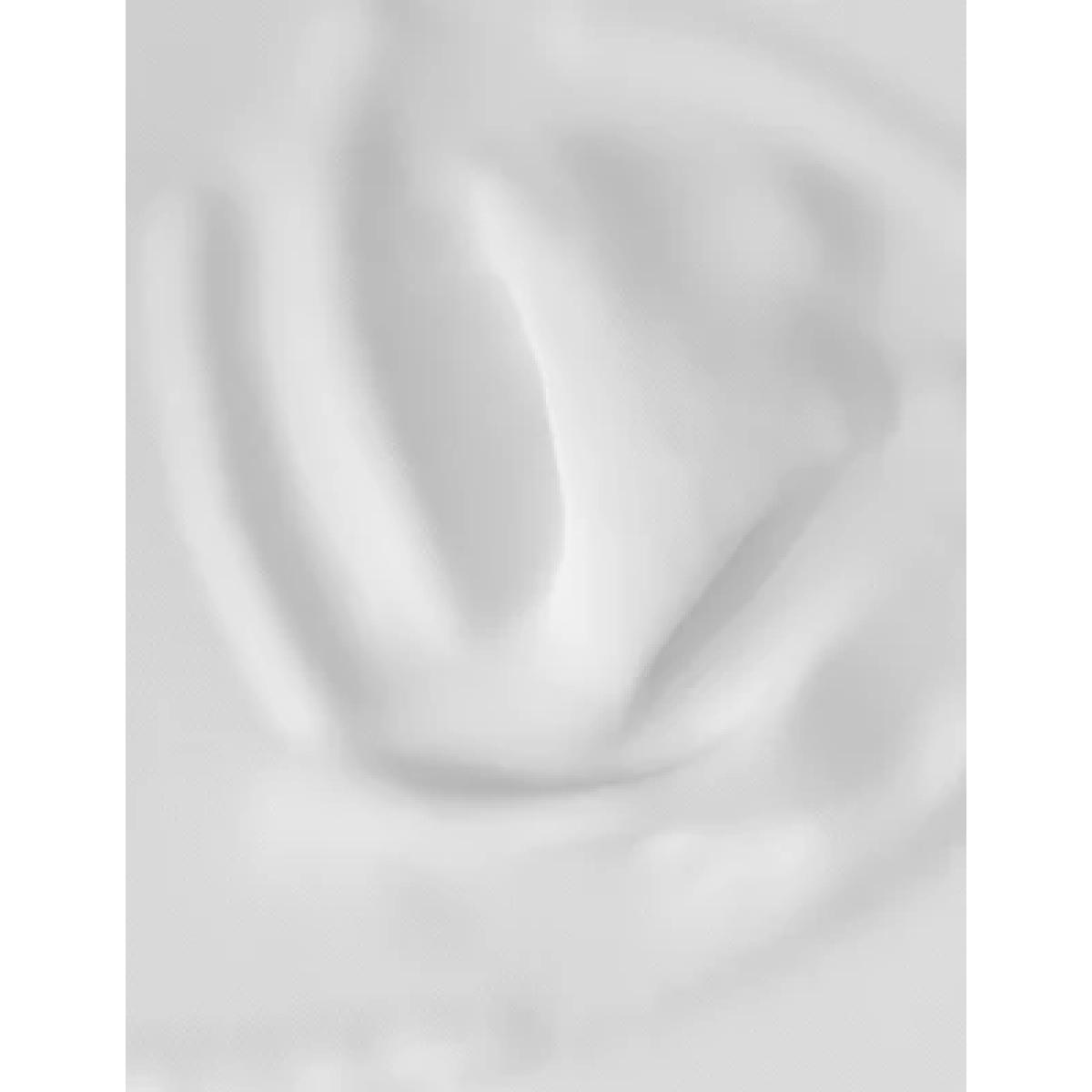 M&S Pure Cotton 300 Thread Count Deep Fitted Sheet - 5FT - White, White,Light Grey – image 1