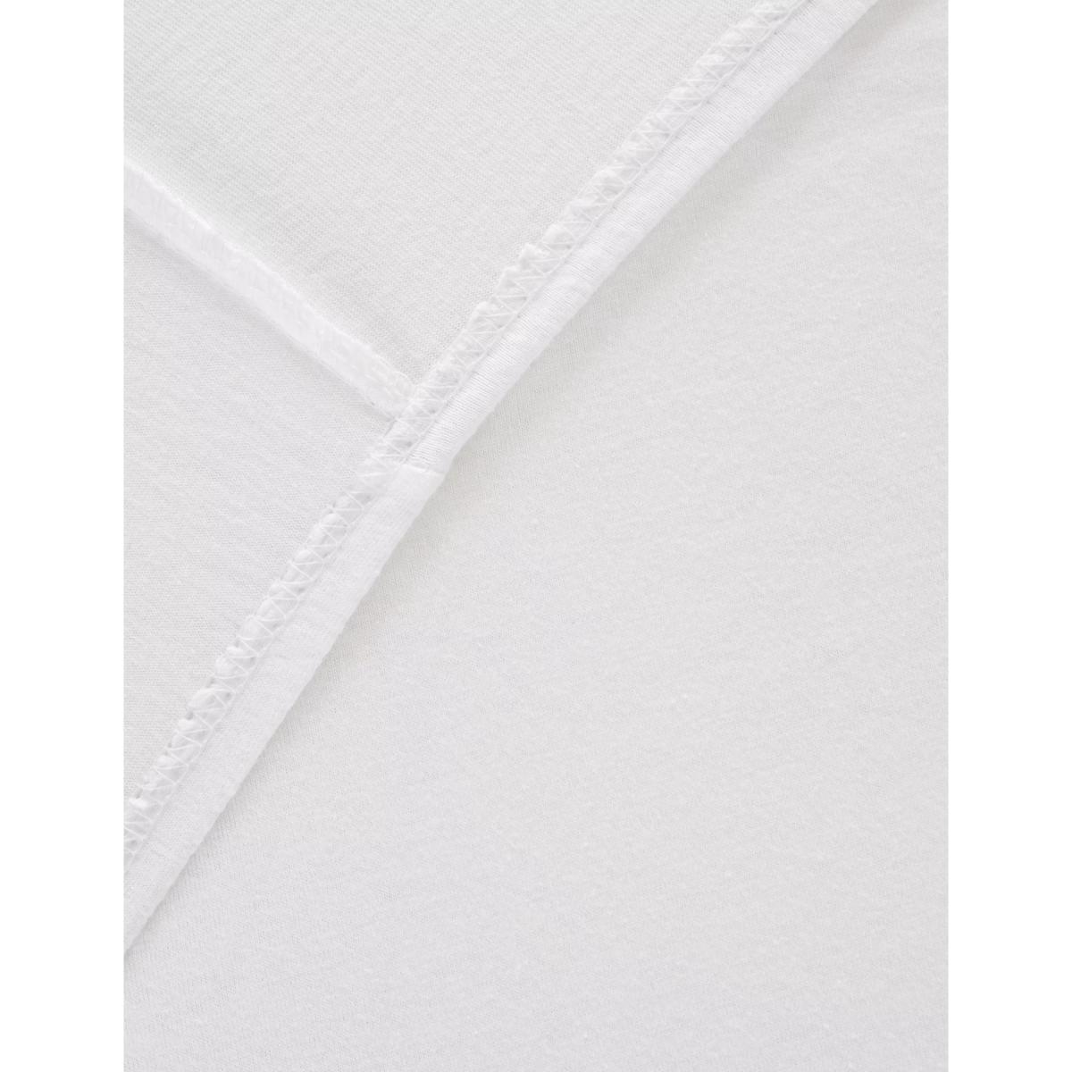 M&S Jersey Fitted Sheet - 6FT - White, White,Grey Marl,Pink,Natural,Mid Blue – image 4
