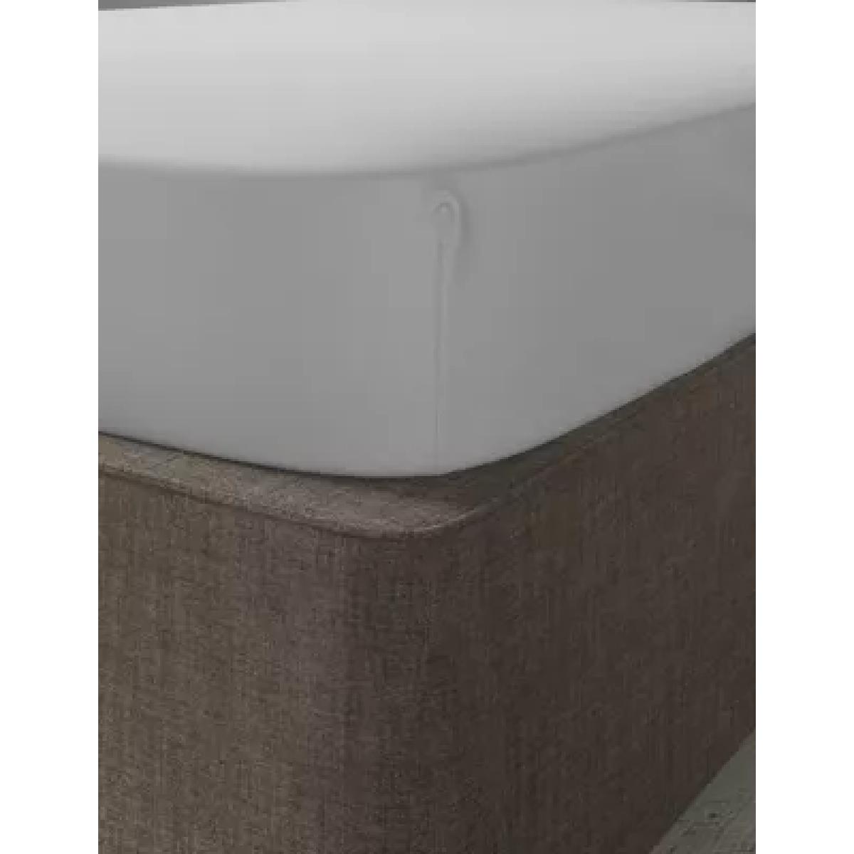 M&S Dreamskin® Pure Cotton Fitted Sheet - SGL - Light Grey, Light Grey,Cream,Duck Egg – image 1