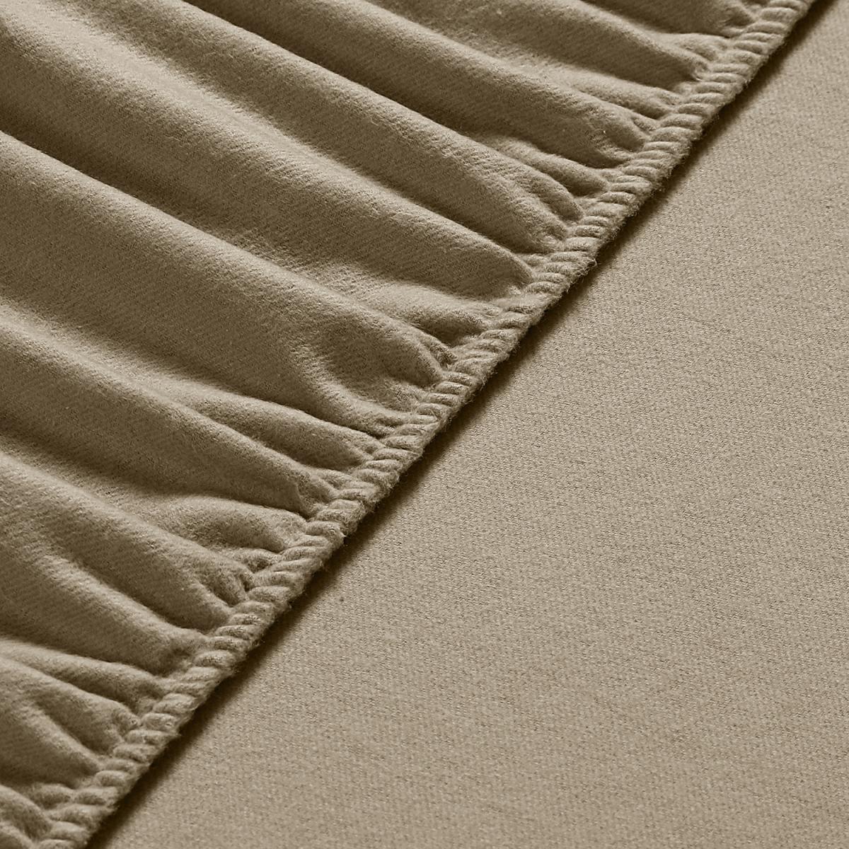 60x120 cm Velvet Flannel Fitted Crib Bed Sheets - Cappuccino – image 8