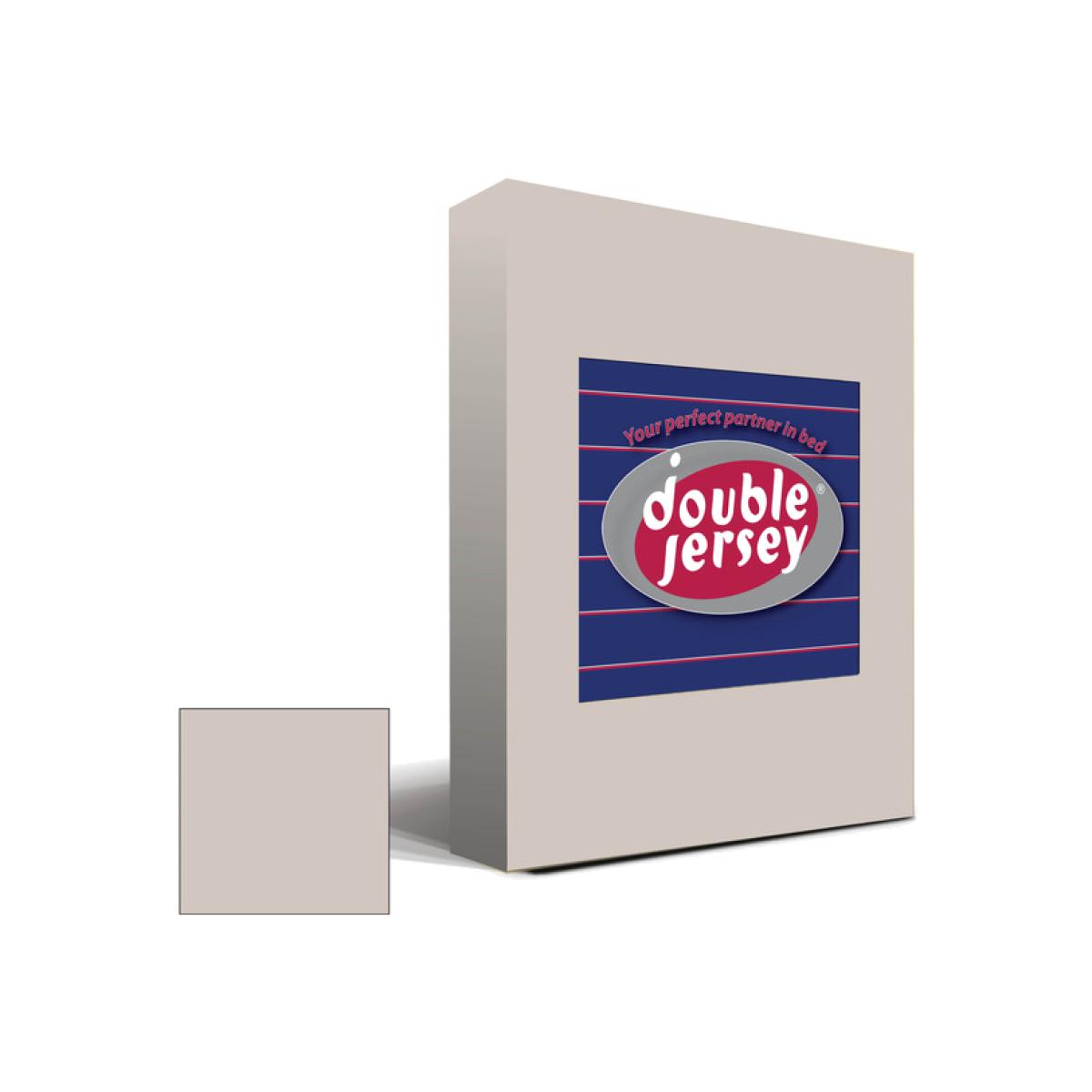 Double Jersey Fitted Bedsheet Twin - Pearl Grey