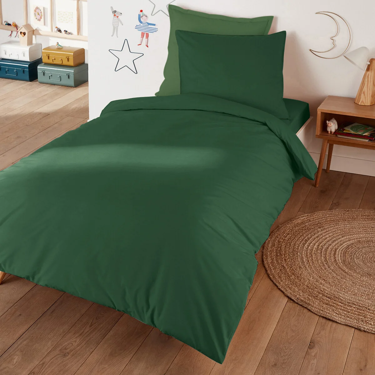 Scenario Kids' Cotton Percale 200 Thread Count Fitted Sheet – image 2