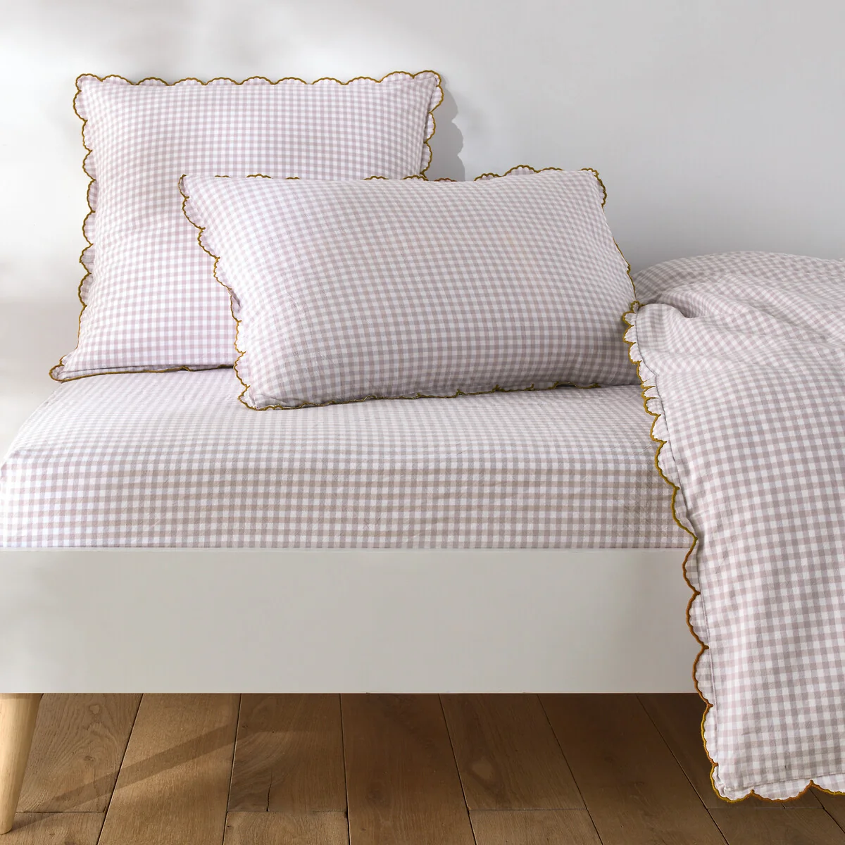 Lilou Cotton Fitted Sheet For Mattress Height 25cm – image 1