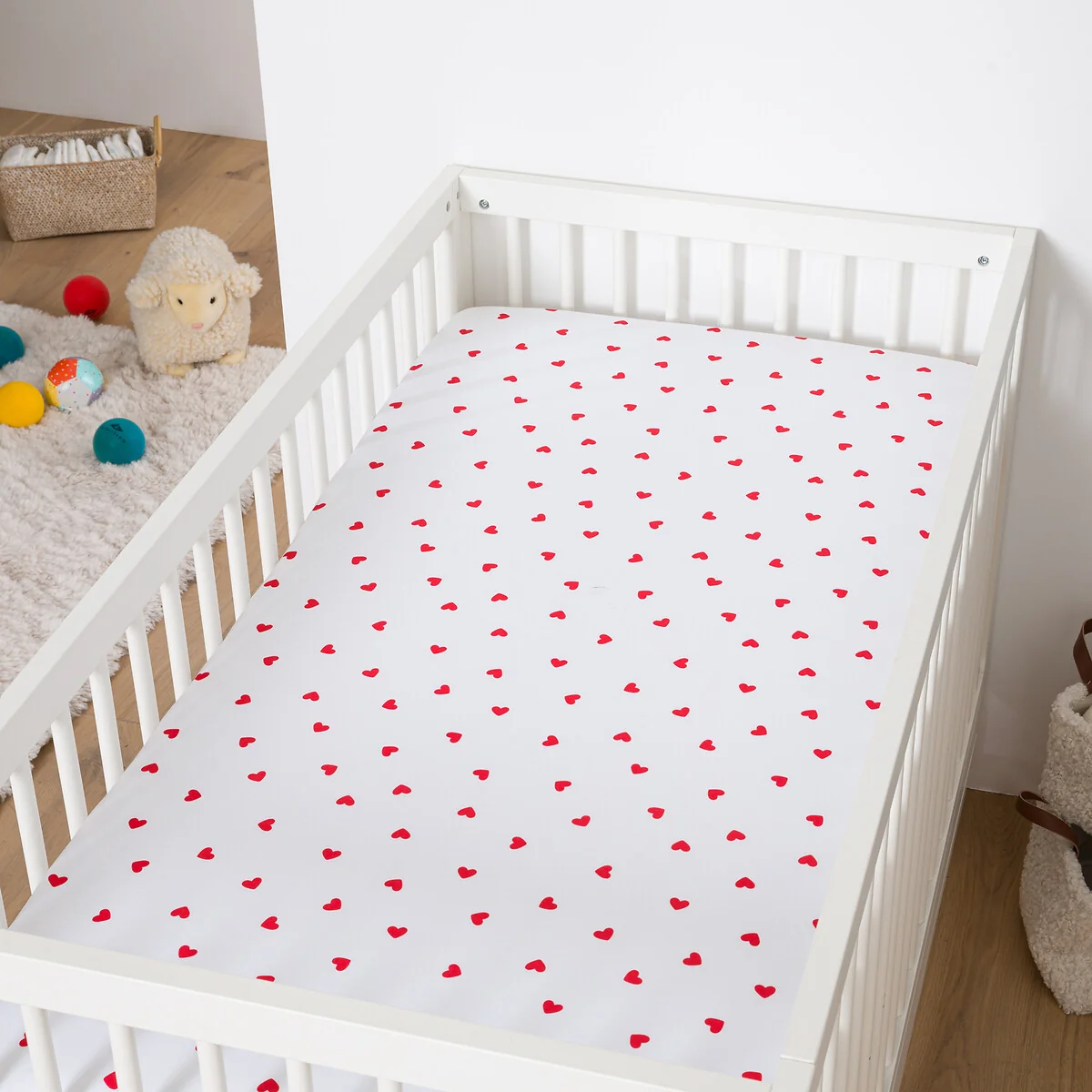 Scacco Baby's Fitted Sheet in Cotton For Mattress Height 17cm – image 1
