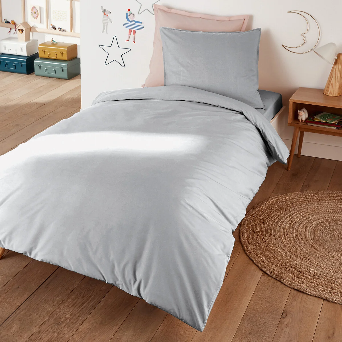Scenario Kids' Cotton Percale 200 Thread Count Fitted Sheet – image 2