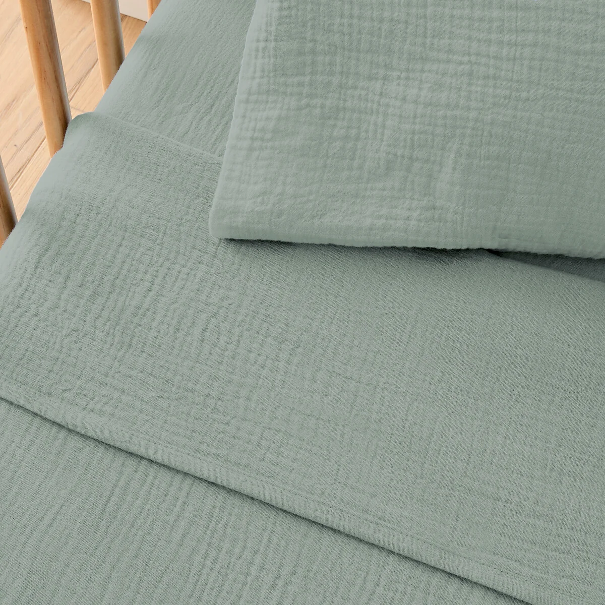 Kumla Cotton Muslin Baby's Flat Sheet – image 2