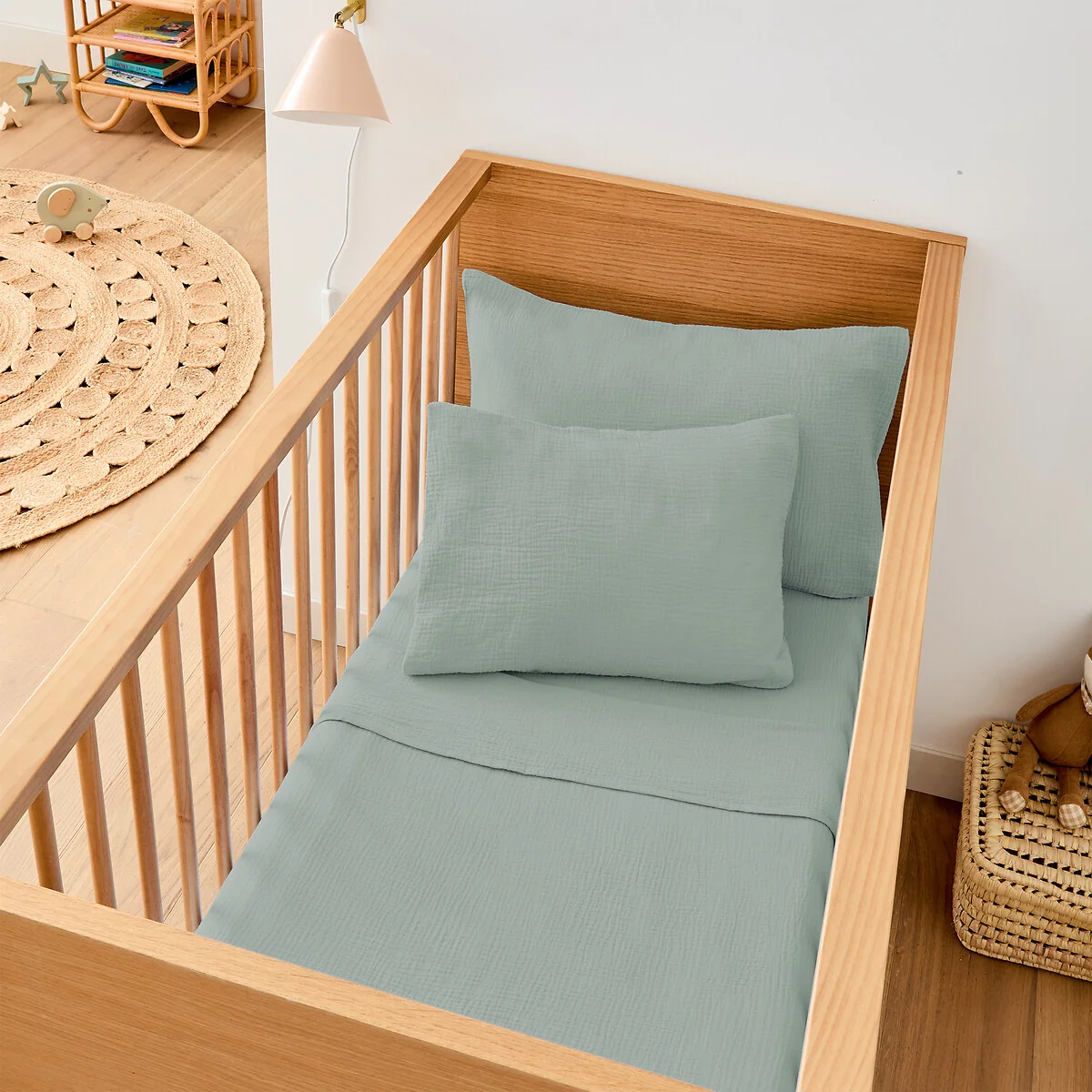Kumla Cotton Muslin Baby's Flat Sheet – image 1