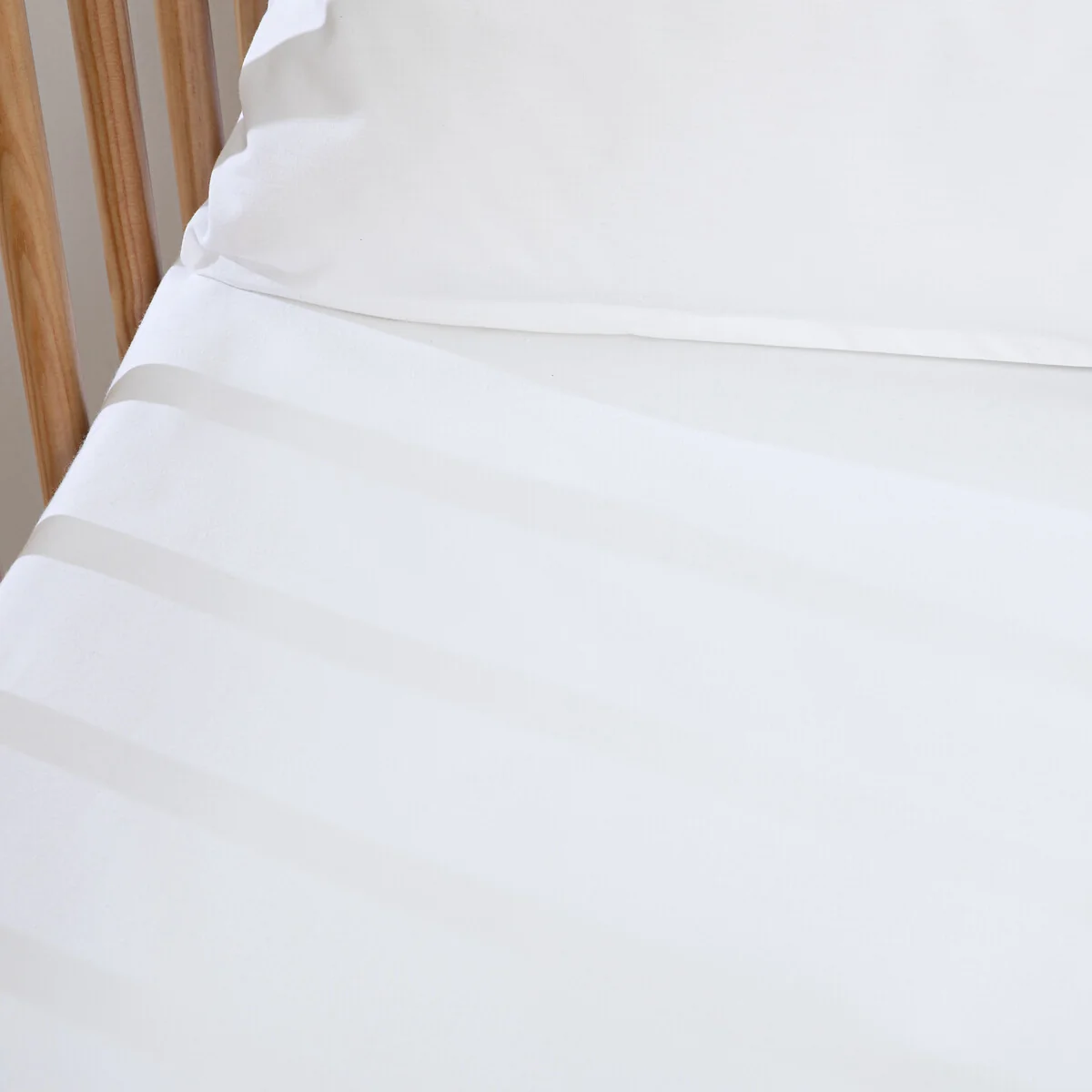 Cotton Percale Baby's Fitted Sheet with 17cm Flap – image 3