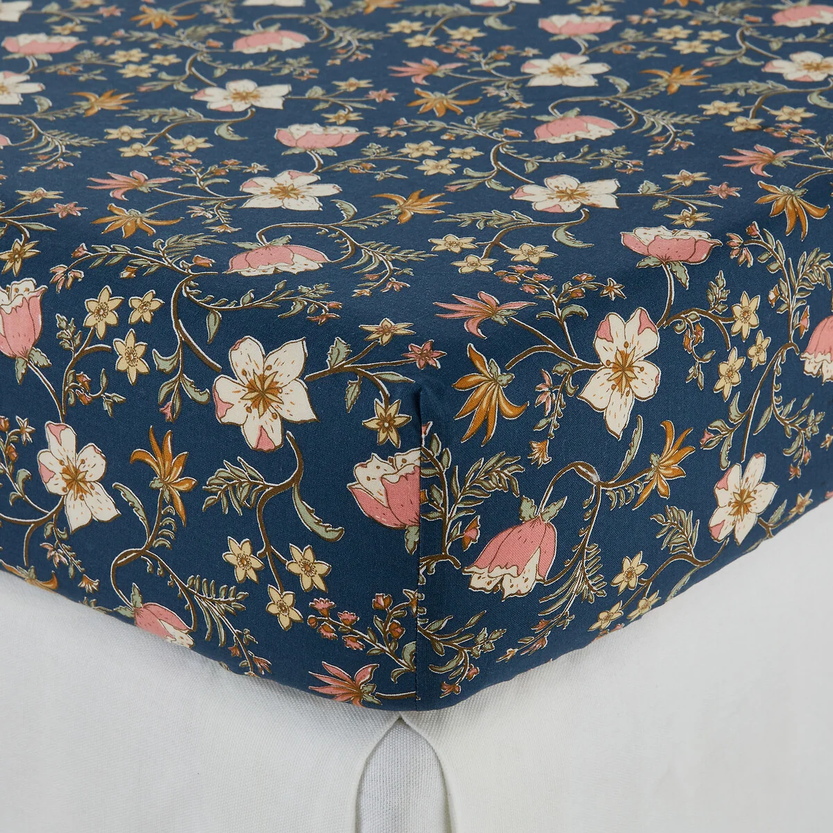 Fitted Sheet in 30% Recycled Cotton. 25cm, Jasmine – image 2