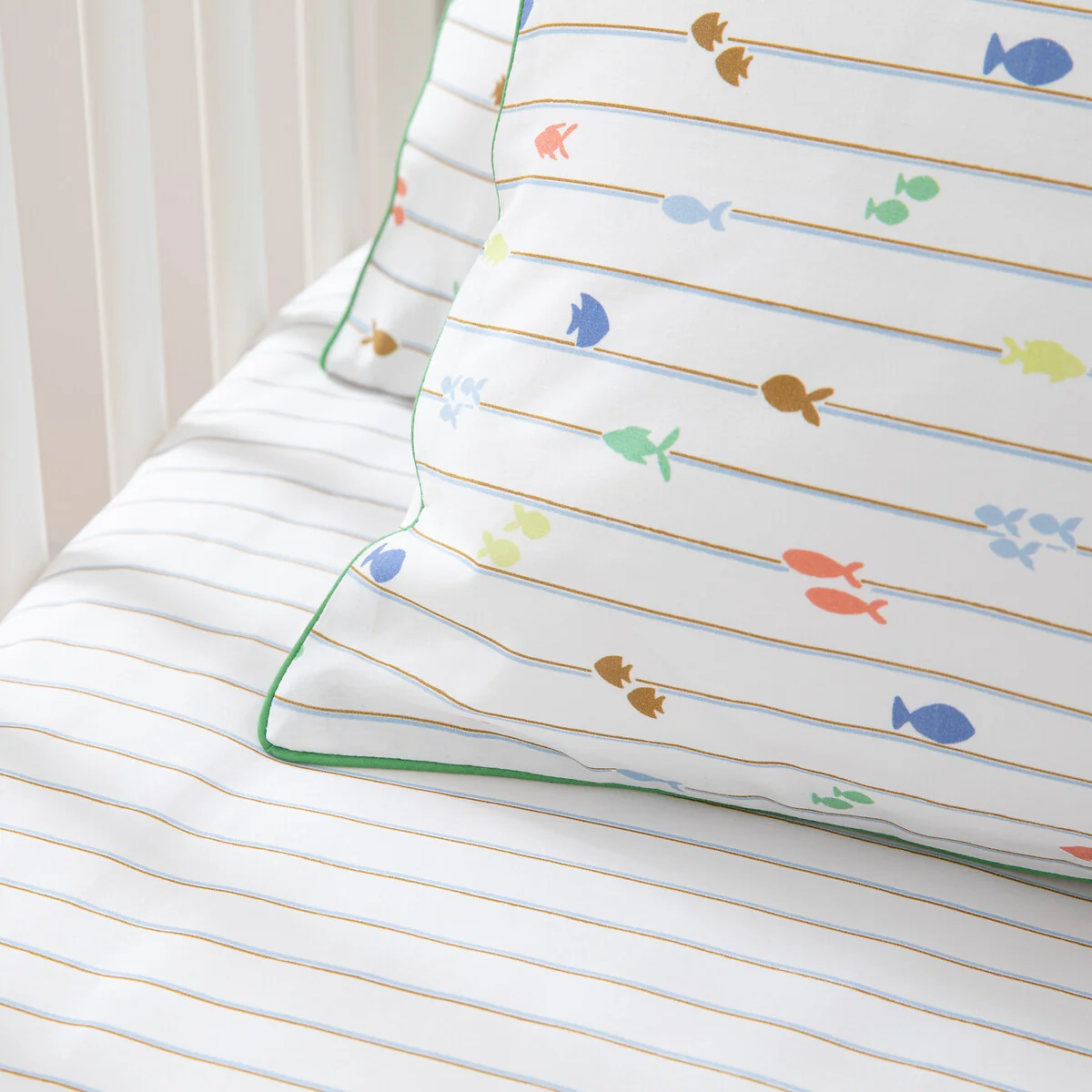 Elliot 17cm Fitted Sheet in Cotton Percale – image 3