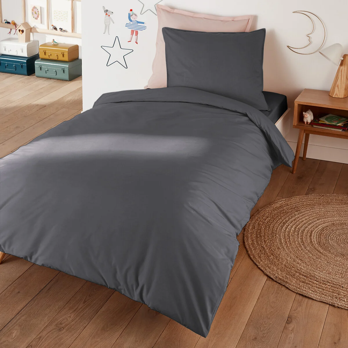 Scenario Kids' Cotton Percale 200 Thread Count Fitted Sheet – image 2