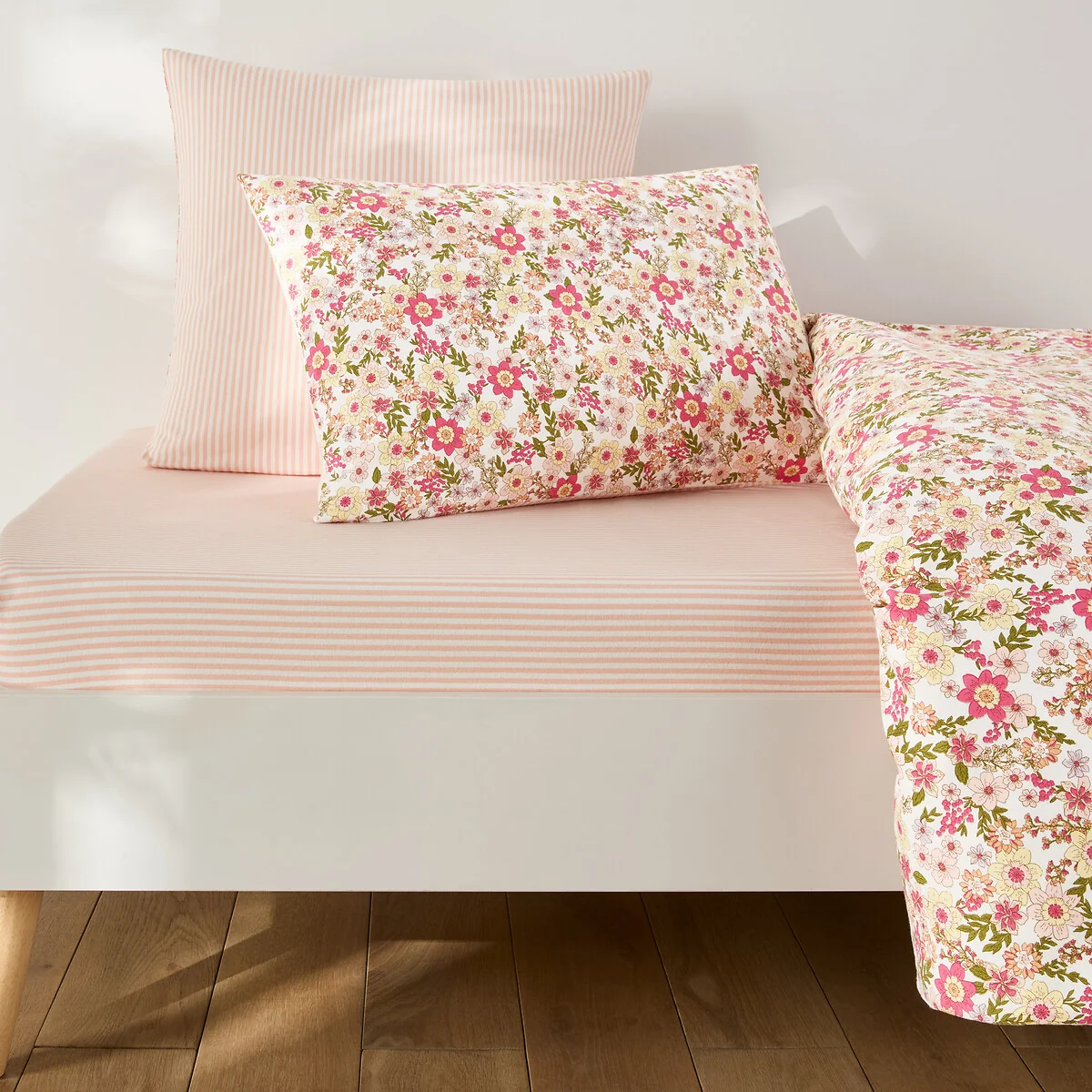 Meredith Striped Flannel 25cm Deep Child's Fitted Sheet