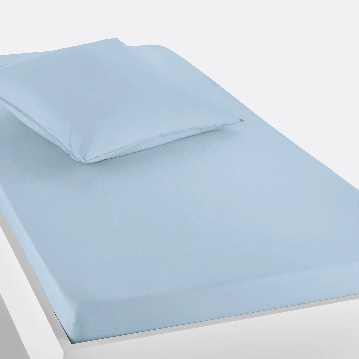 Scenario 100% Washed Cotton Fitted Sheet – image 1