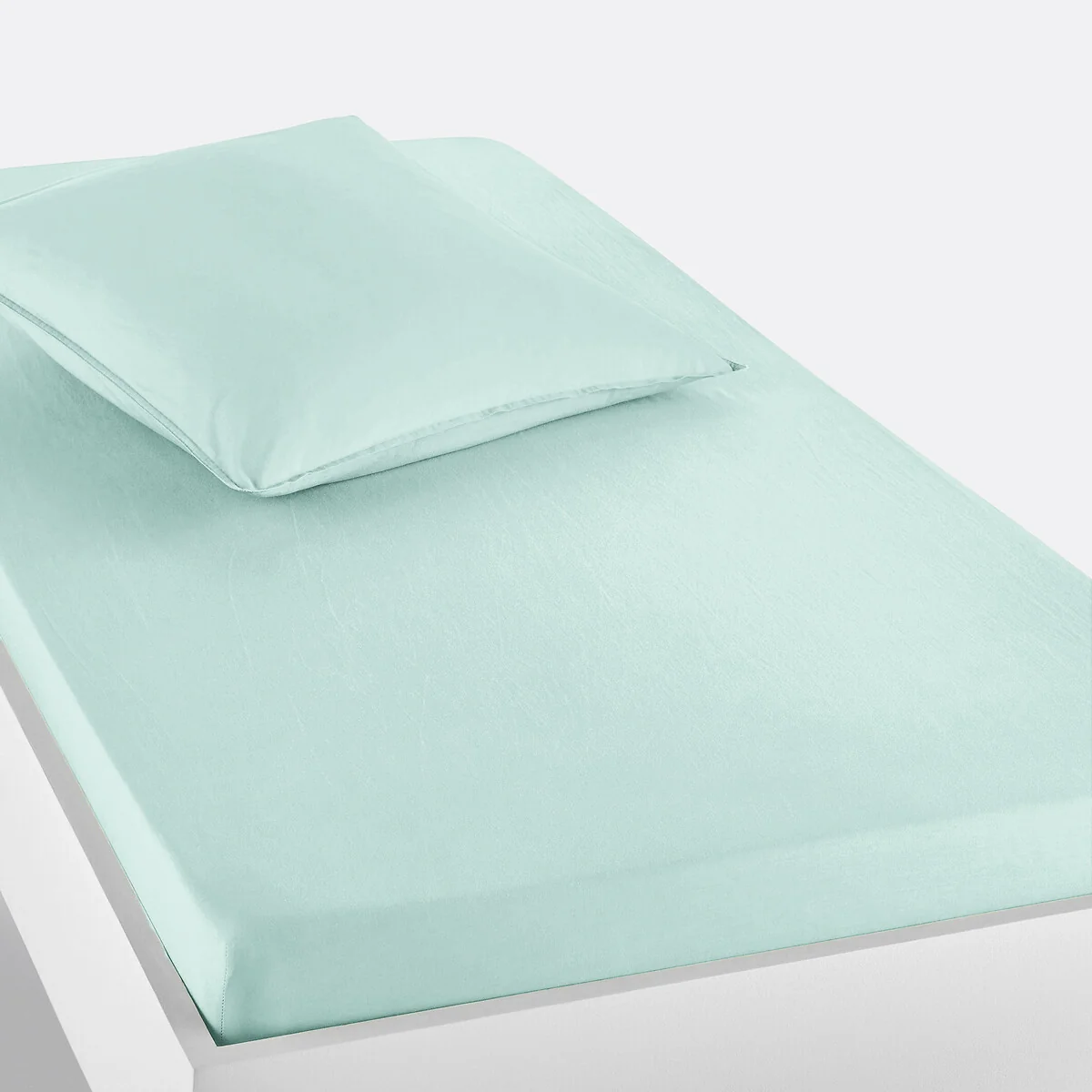 Scenario 100% Washed Cotton Fitted Sheet