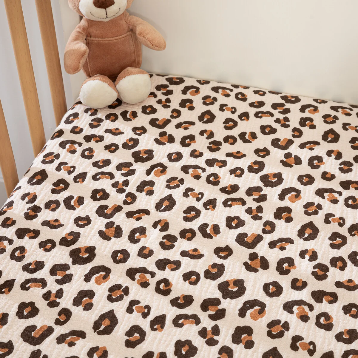 Leopold Cotton Muslin Baby's Fitted Sheet – image 2