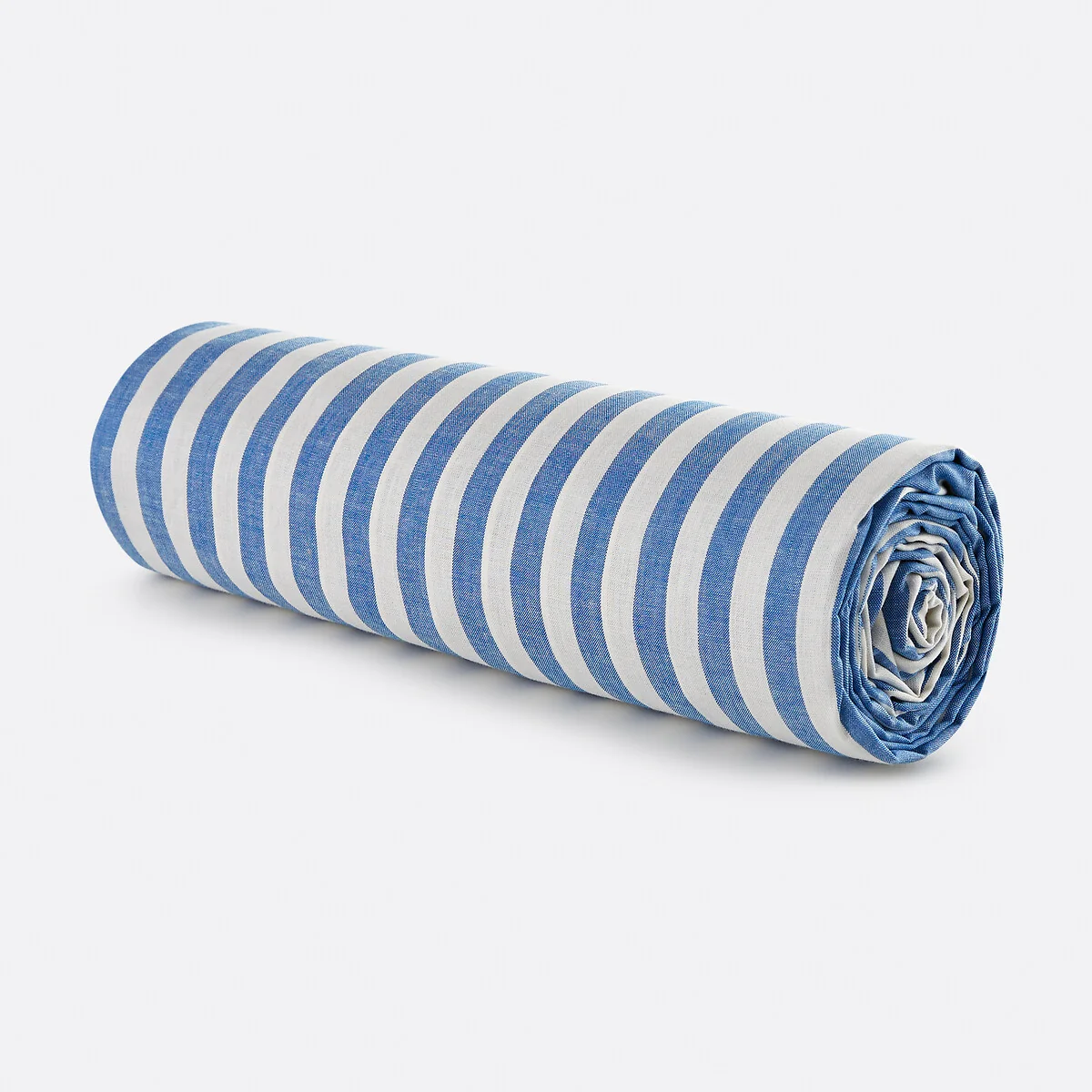 Soizic Blue Cotton Child's Fitted Sheet with 30cm Flap – image 4