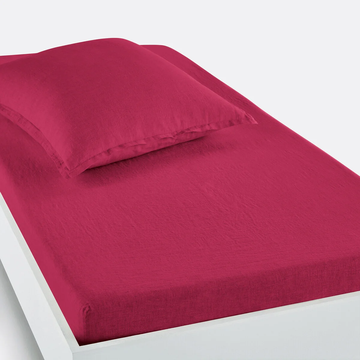 Linot 30cm High Washed Linen Child's Fitted Sheet – image 1