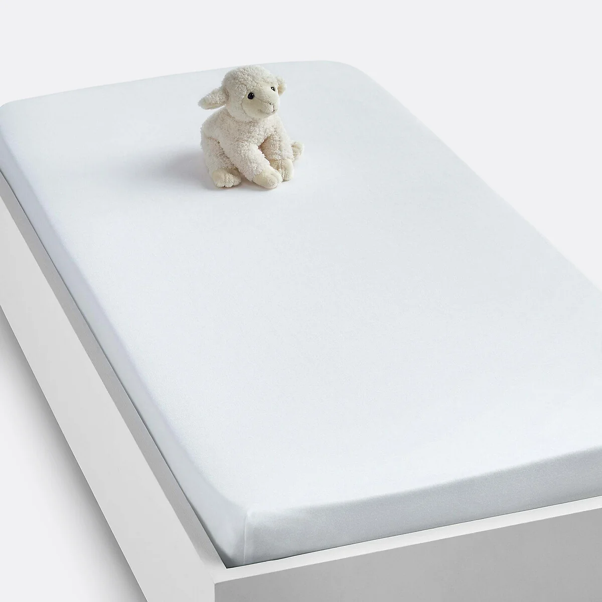 Scenario Plain Jersey Cot Fitted Sheet – image 1