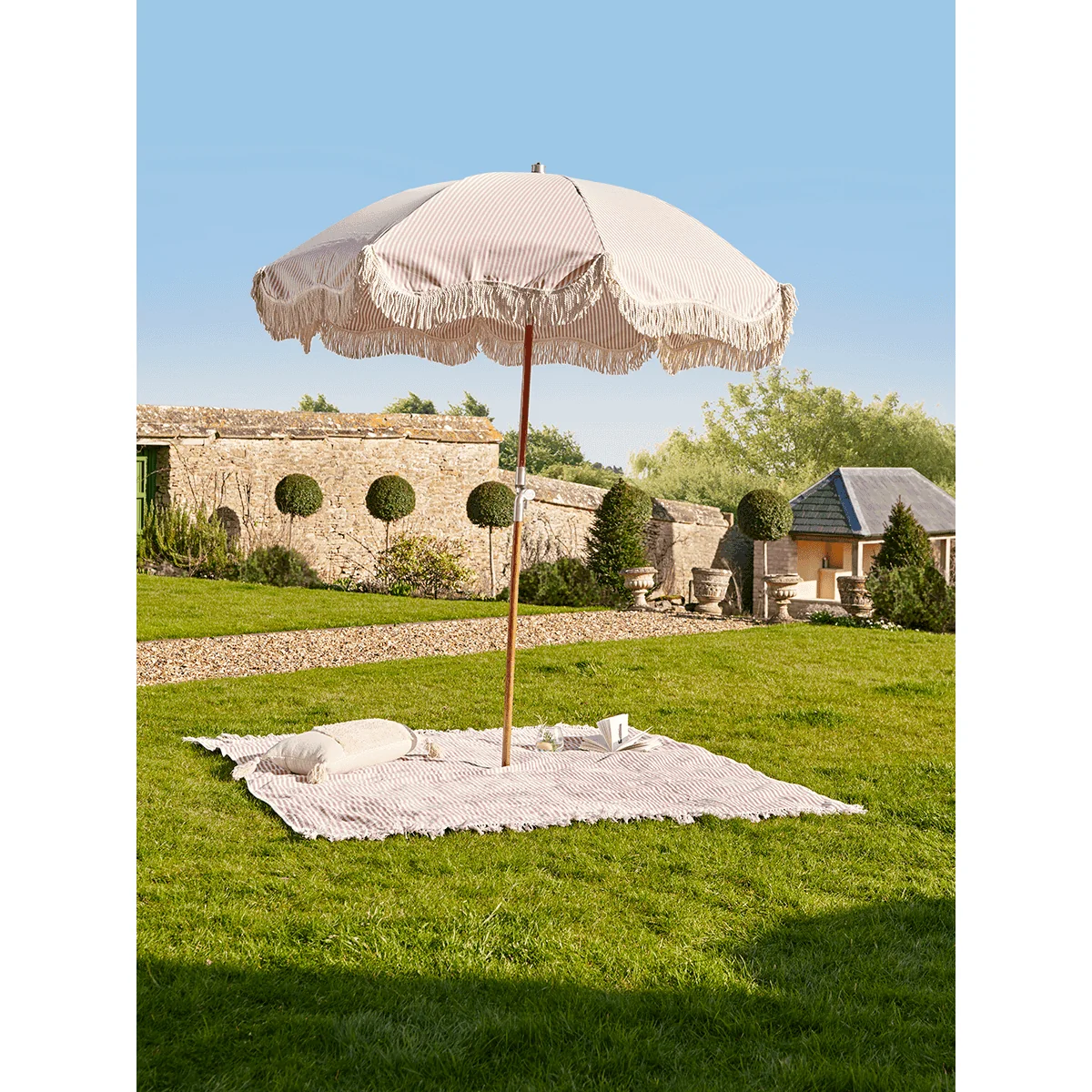 Parasol Blanket - Blush Stripe – image 3