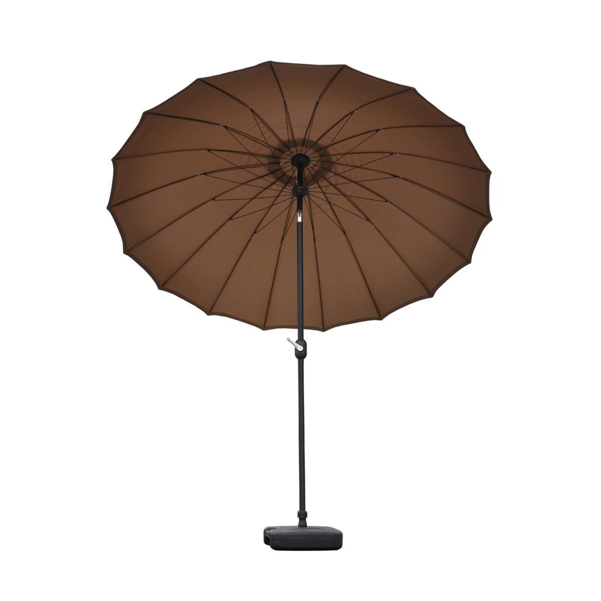 Blossom Crank and Tilt Taupe Parasol Taupe (Brown) – image 2