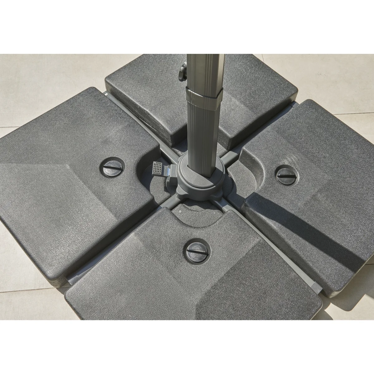 Water Filled Cantilever Parasol Base - 80kg Royce – image 2