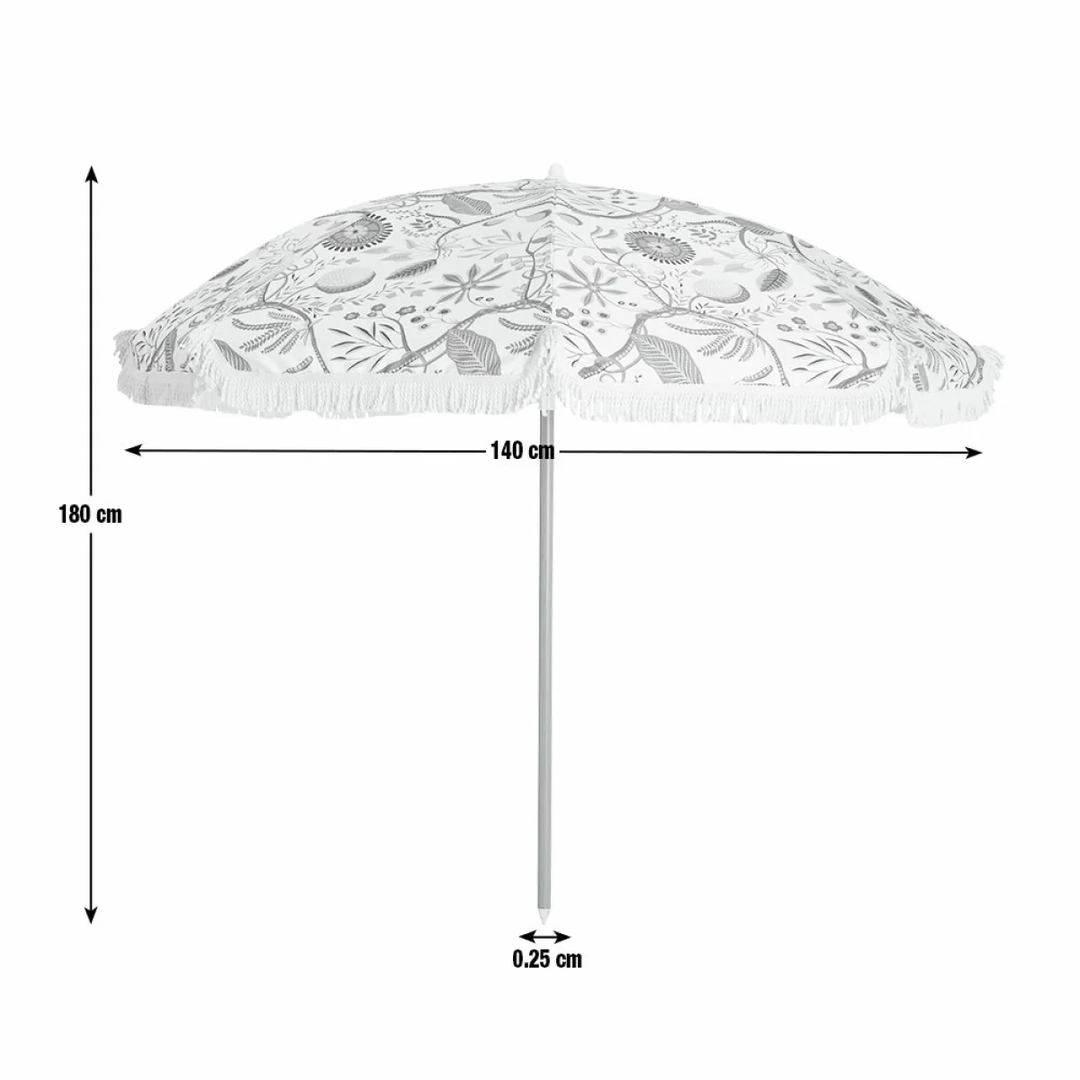 Habitat x Scion 1.6m Garden Parasol - Jackfruit Print – image 4