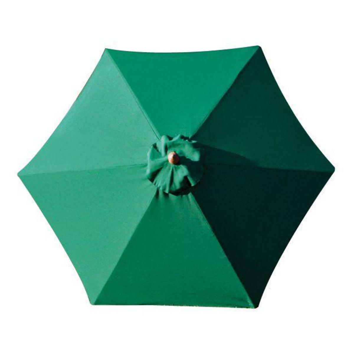 Habitat 2m Water Repellent Garden Parasol - Green – image 2