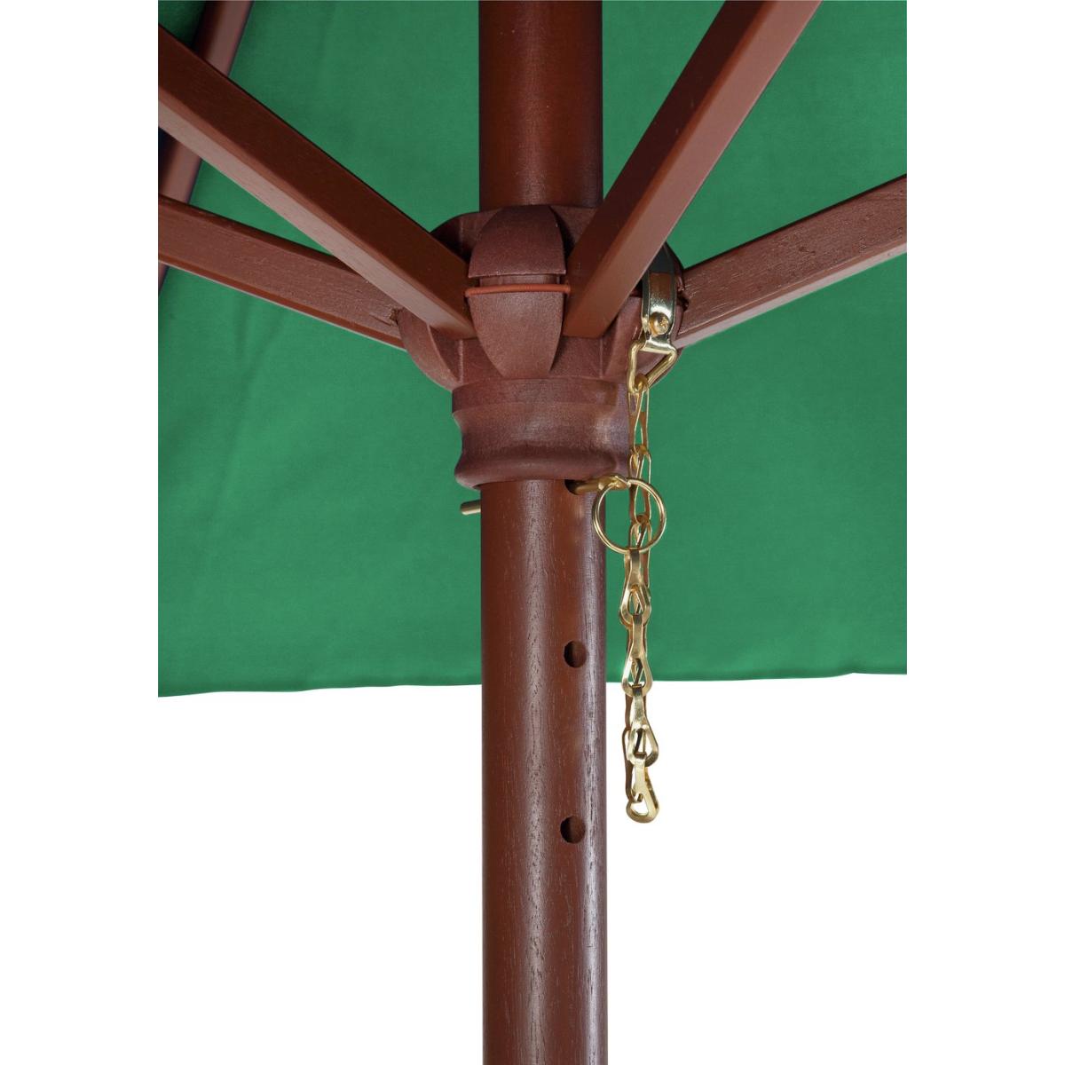 Habitat 2m Water Repellent Garden Parasol - Green – image 4
